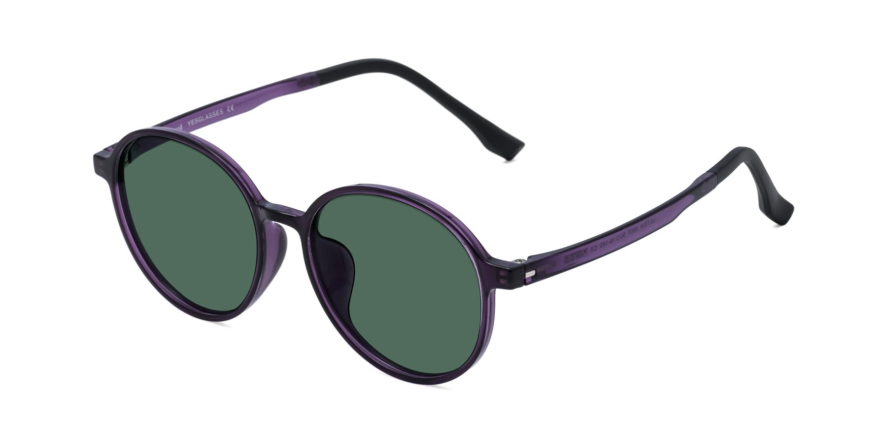 Angle of Howard in Purple with Green Polarized Lenses
