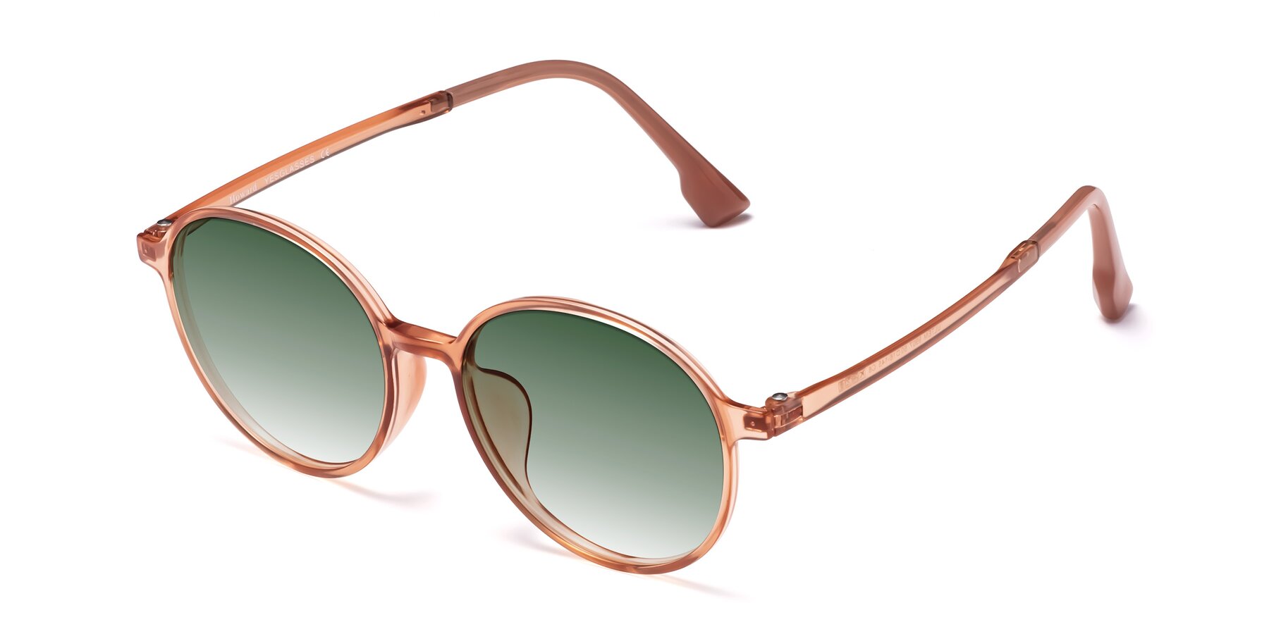 Angle of Howard in Coral with Green Gradient Lenses