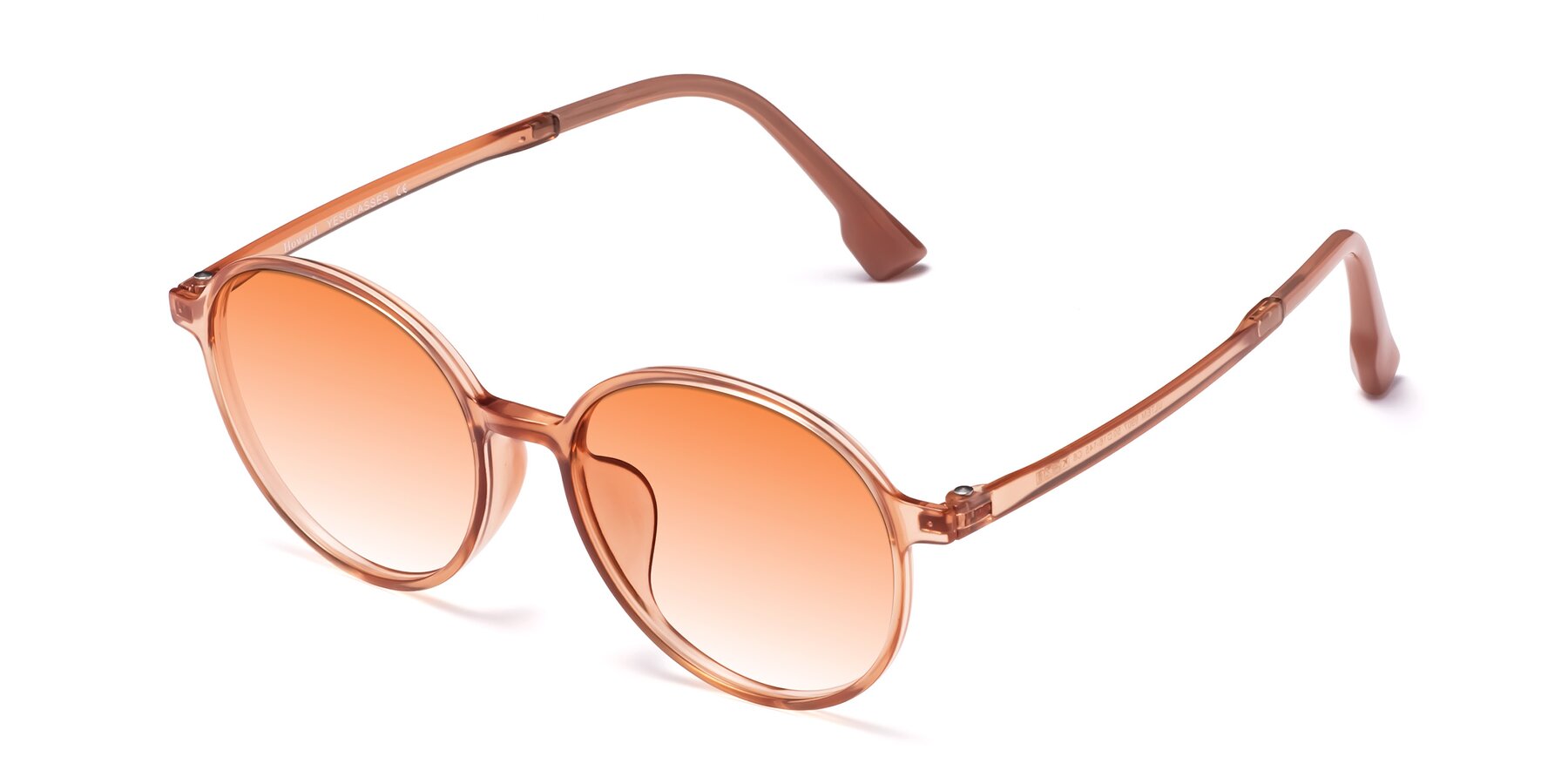 Angle of Howard in Coral with Orange Gradient Lenses