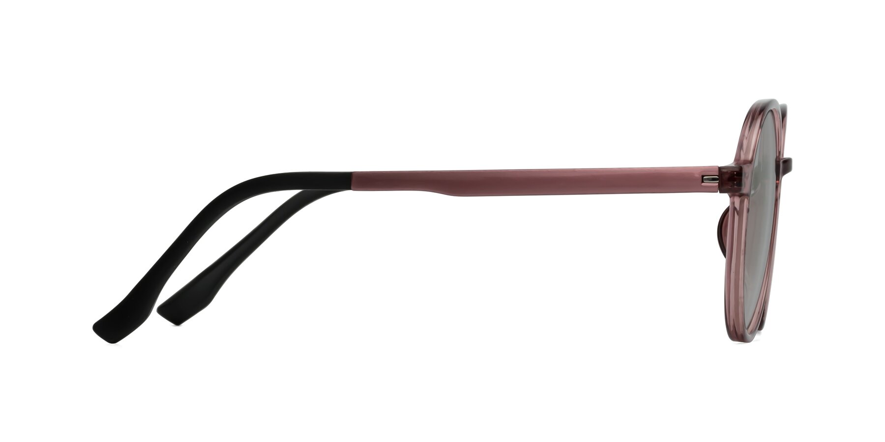 Side of Howard in Burgundy with Light Gray Tinted Lenses