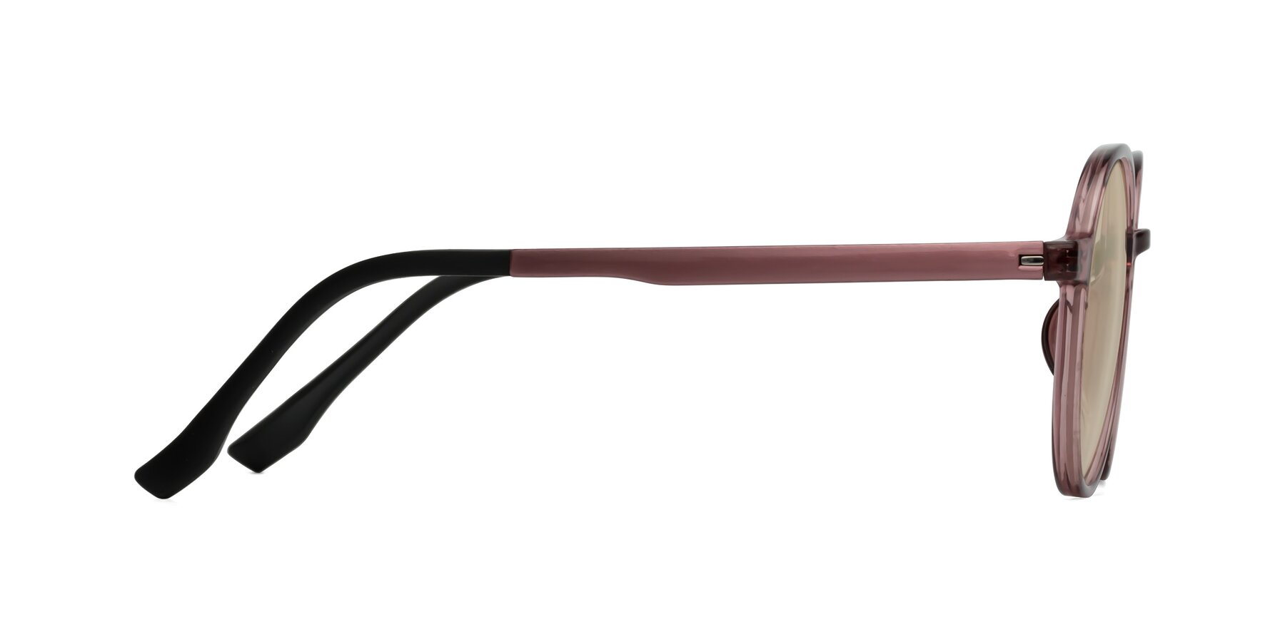 Side of Howard in Burgundy with Light Brown Tinted Lenses