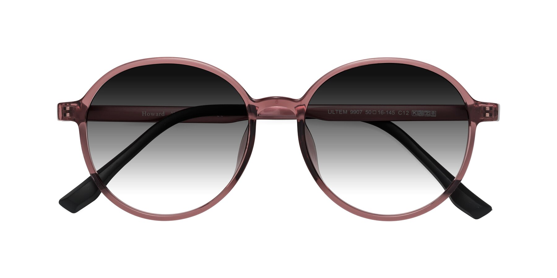 Folded Front of Howard in Burgundy with Gray Gradient Lenses