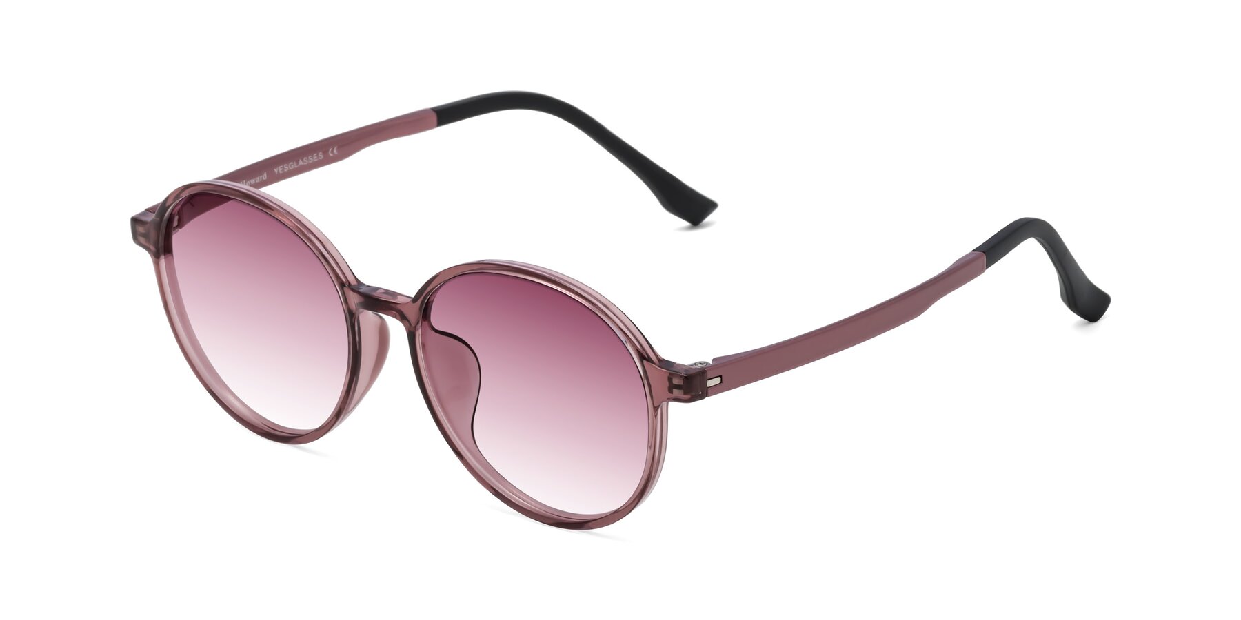 Angle of Howard in Burgundy with Wine Gradient Lenses