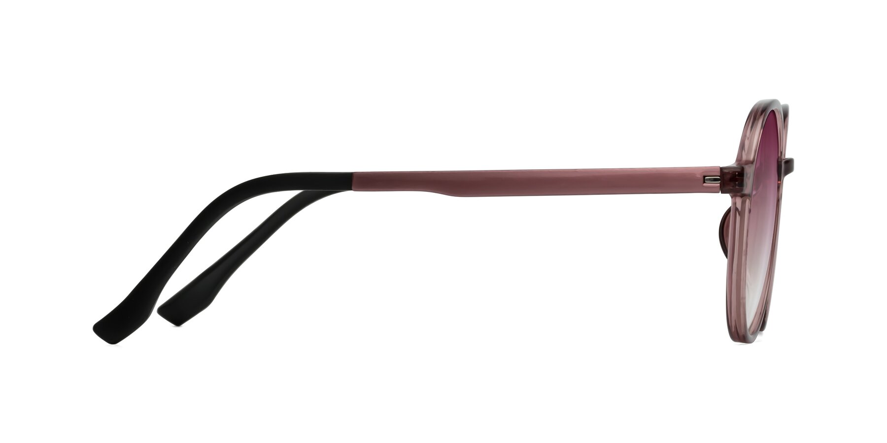 Side of Howard in Burgundy with Wine Gradient Lenses