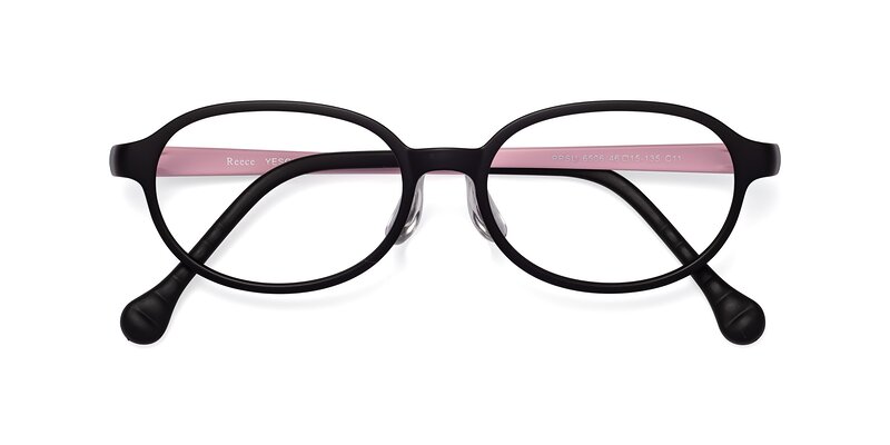 Reece - Black / Pink Eyeglasses