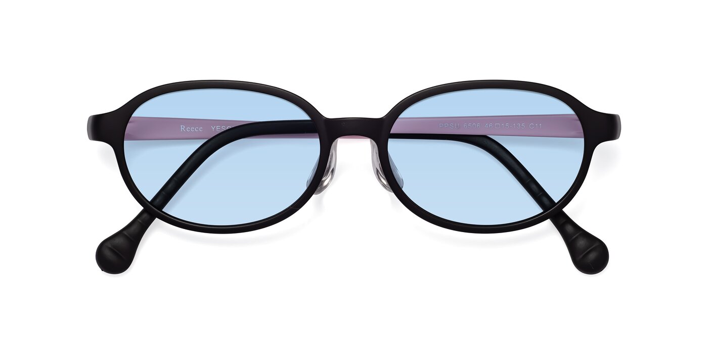 Reece - Black/Pink Tinted Sunglasses