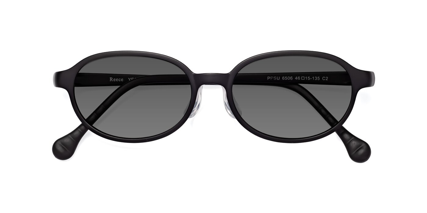 Reece - Matte Black Tinted Sunglasses