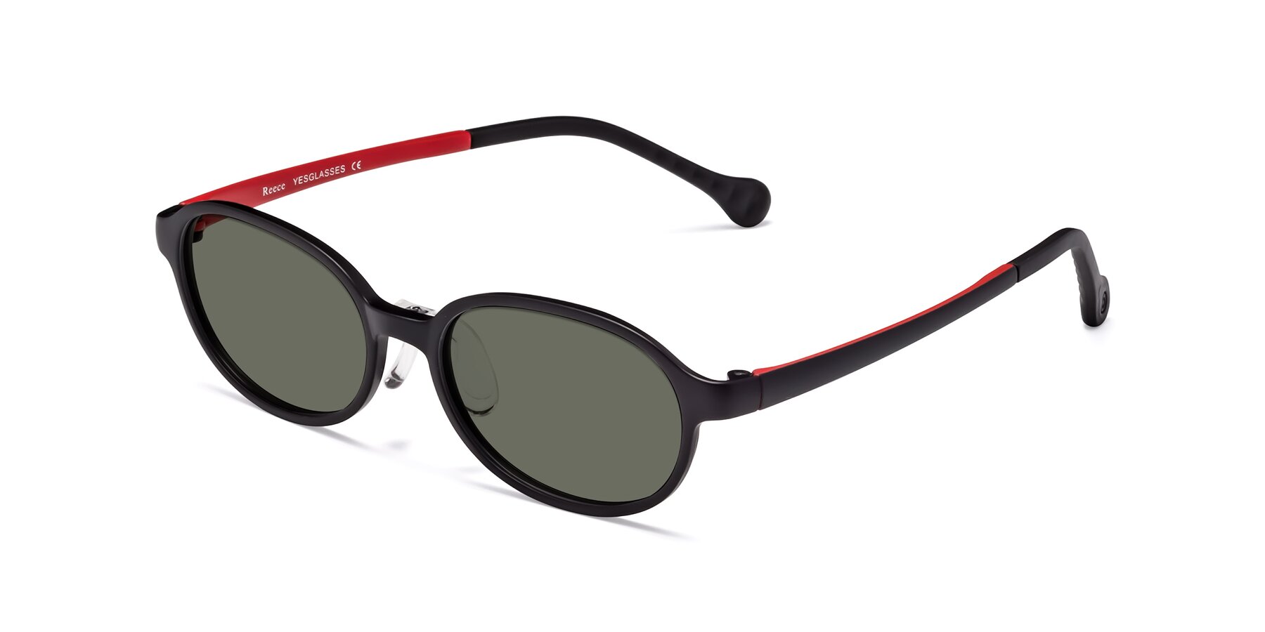 Angle of Reece in Black-Red with Gray Polarized Lenses