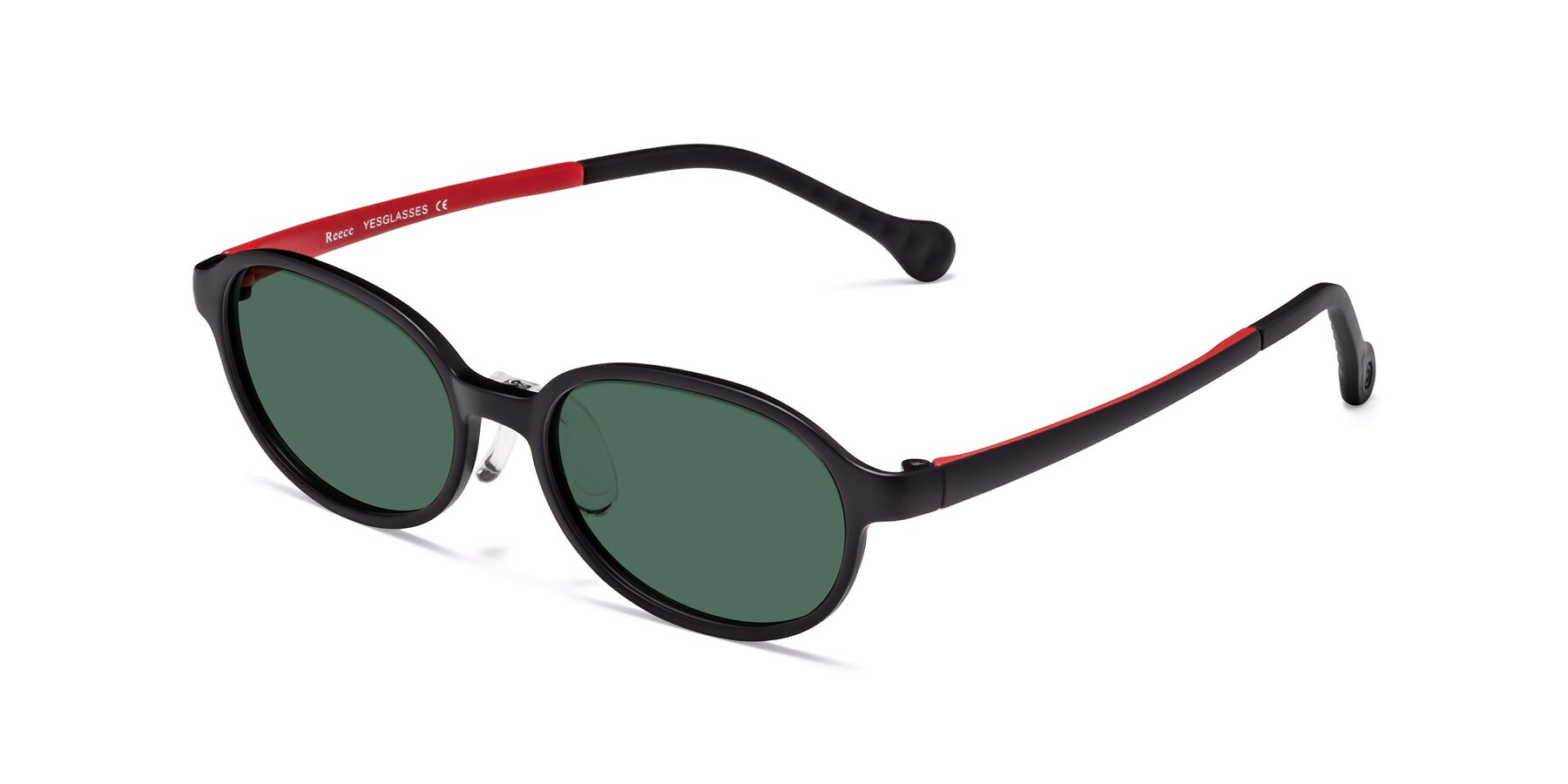 Angle of Reece in Black-Red with Green Polarized Lenses