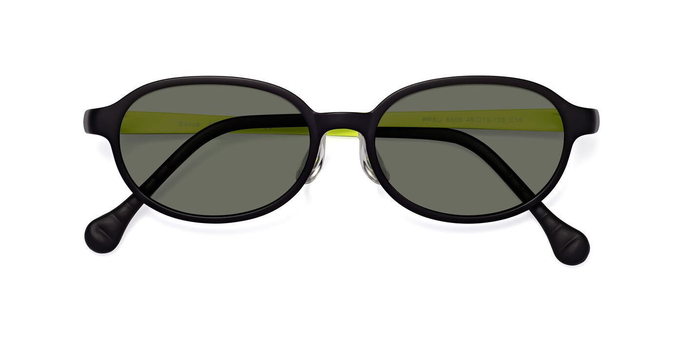 Reece - Black/New Leaf Polarized Sunglasses