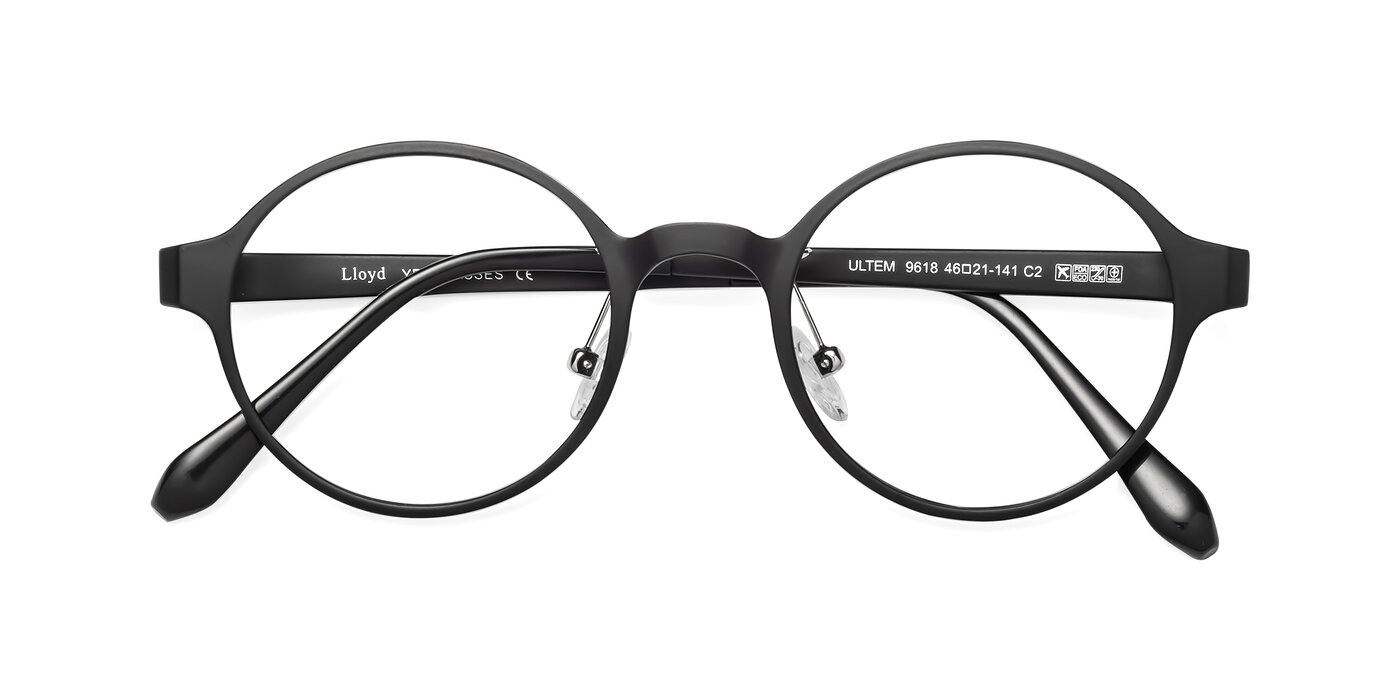 Lloyd - Matte Black Reading Glasses