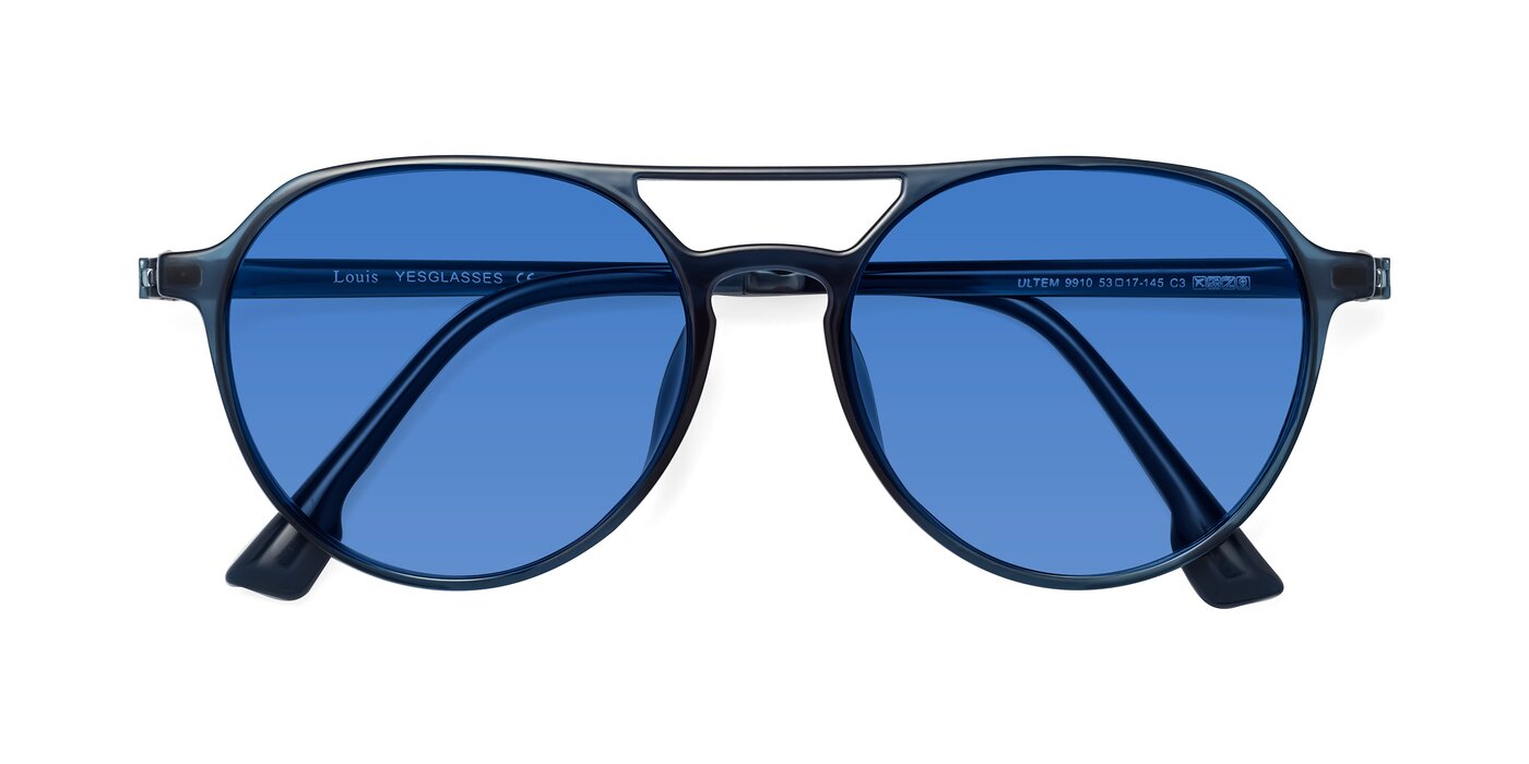 Louis - Blue Tinted Sunglasses
