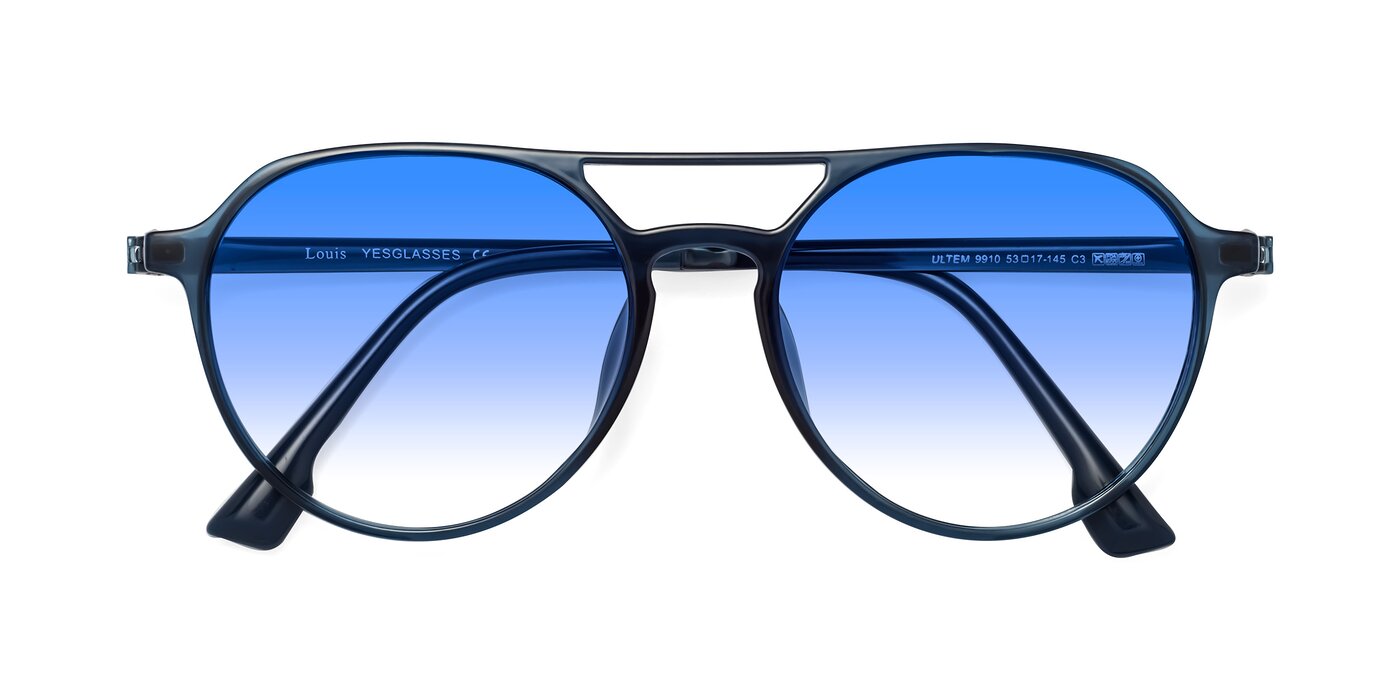 Louis - Blue Gradient Sunglasses