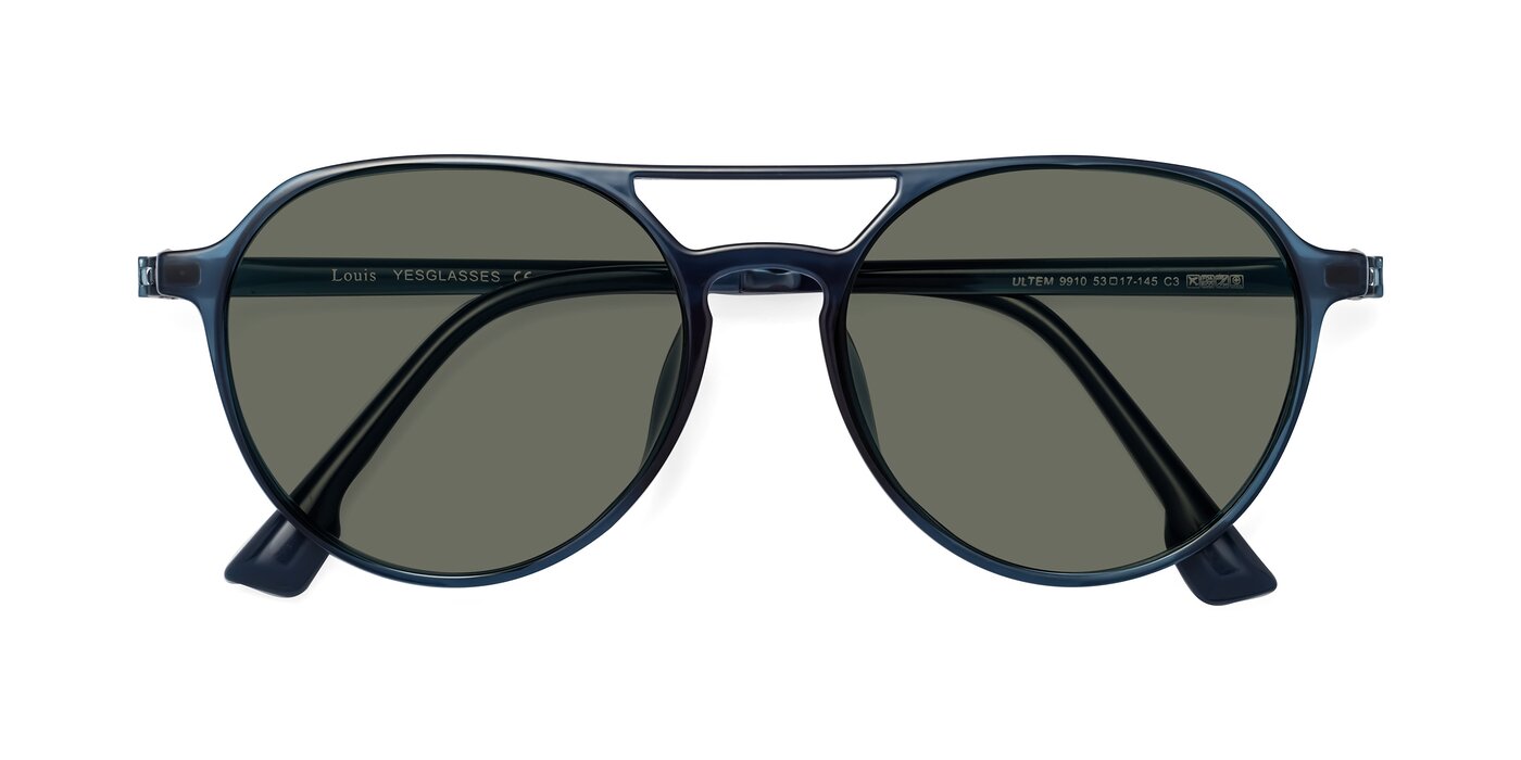 Louis - Blue Polarized Sunglasses