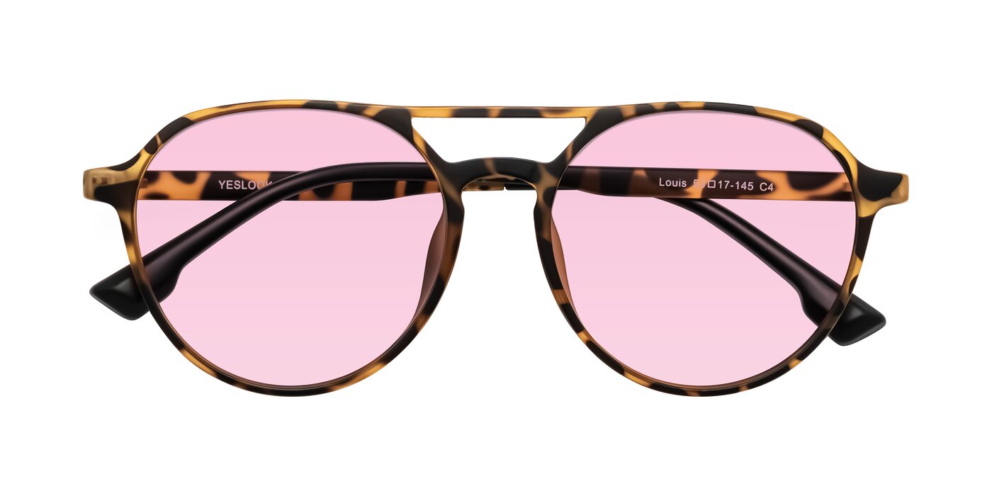 Louis - Leopard-Print Tinted Sunglasses