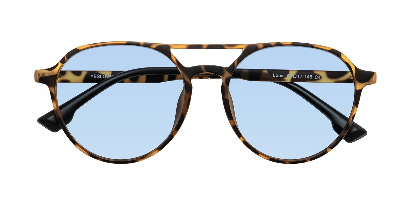 Louis - Leopard-Print Tinted Sunglasses