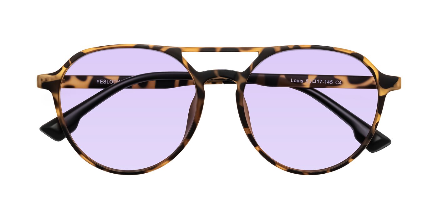 Louis - Leopard-Print Tinted Sunglasses
