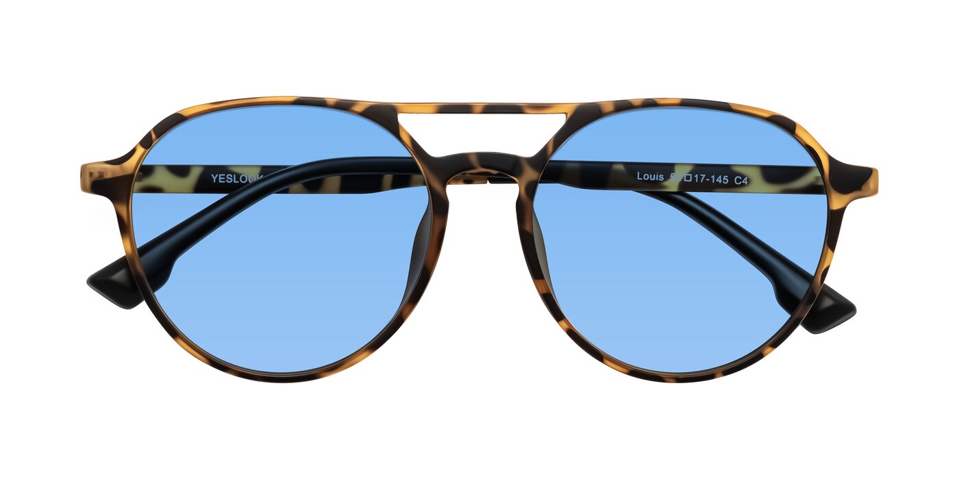 Louis - Leopard-Print Tinted Sunglasses