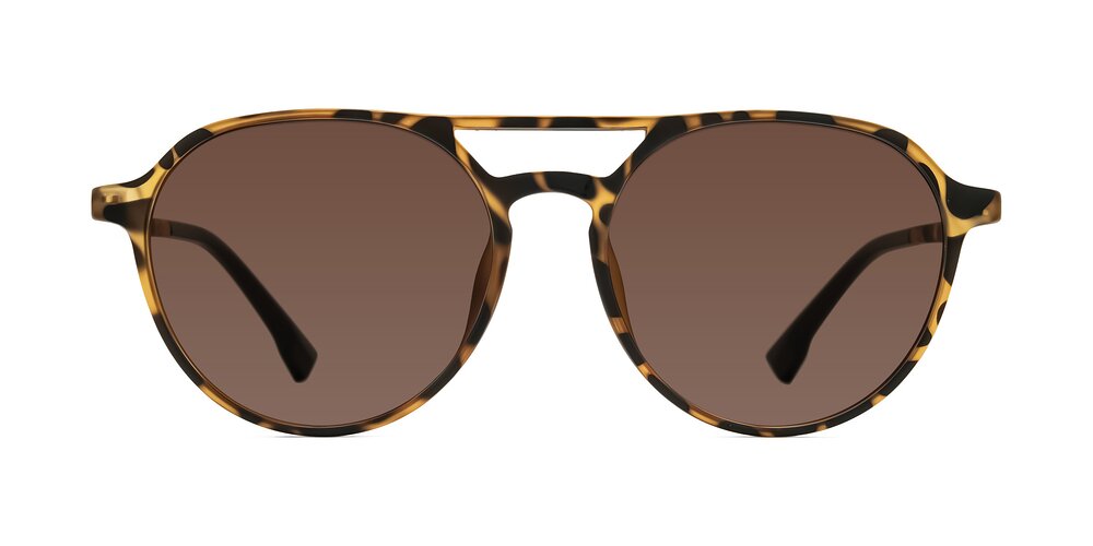 Louis - Leopard-Print Tinted Sunglasses