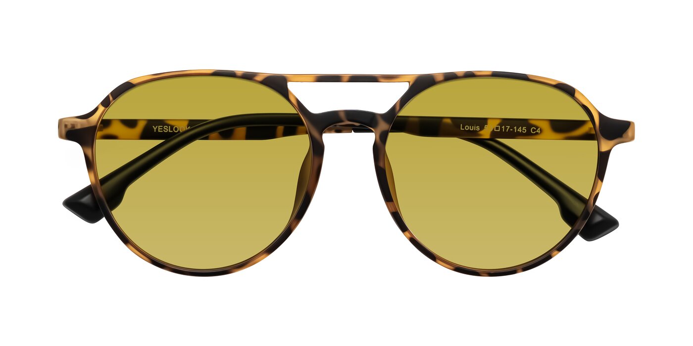 Louis - Leopard-Print Tinted Sunglasses