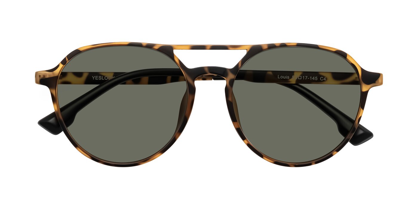 Louis - Leopard-Print Polarized Sunglasses