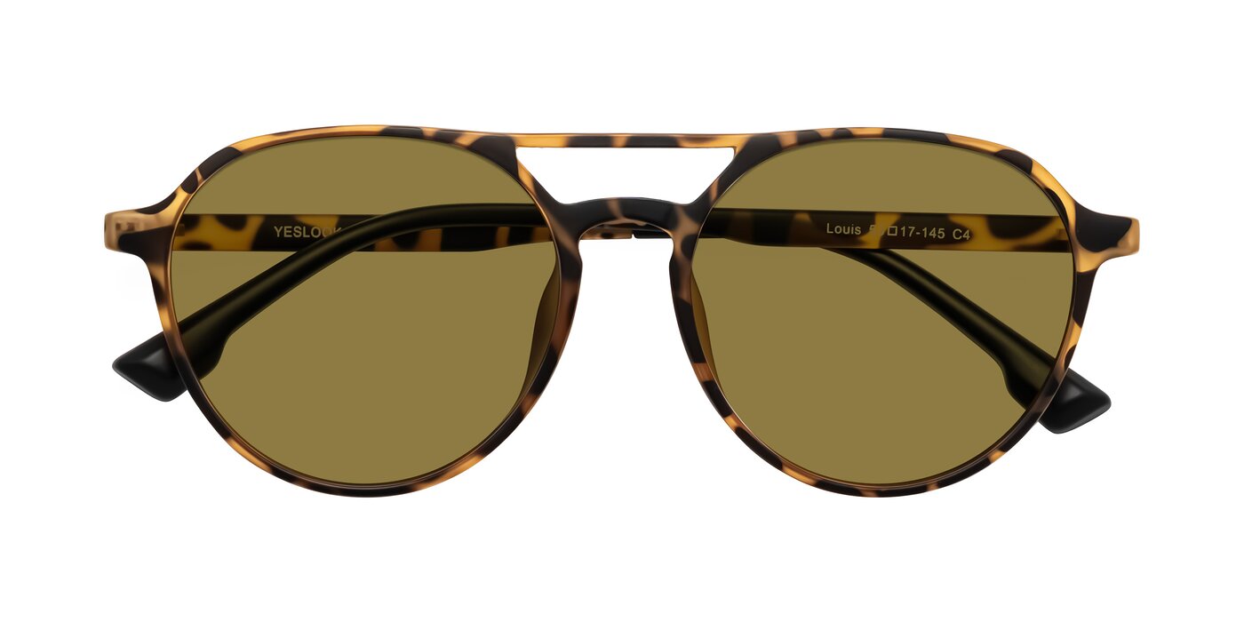 Louis - Leopard-Print Polarized Sunglasses