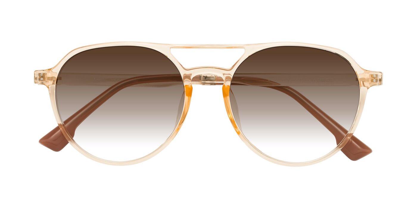 Louis - Coral Gradient Sunglasses