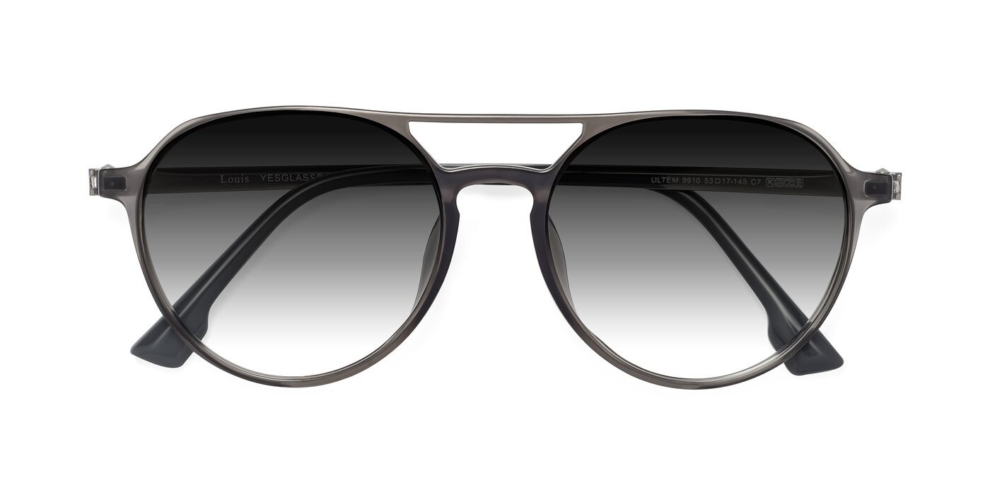 Louis - Gray Gradient Sunglasses