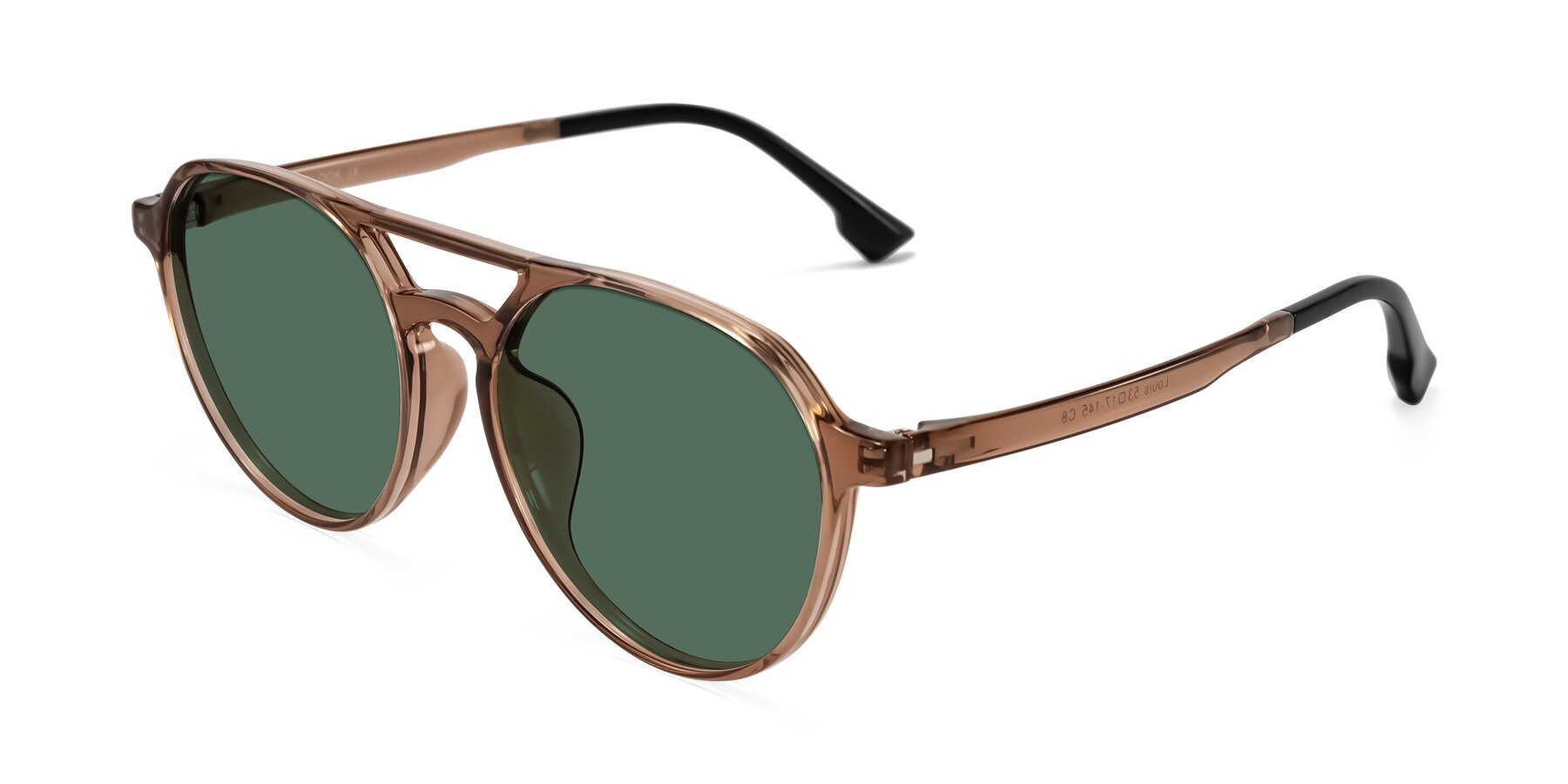 Angle of Louis in Caramel Crystal with Green Polarized Lenses