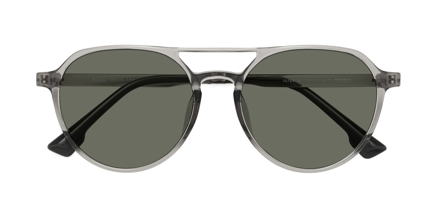 Louis - Light Gray Polarized Sunglasses