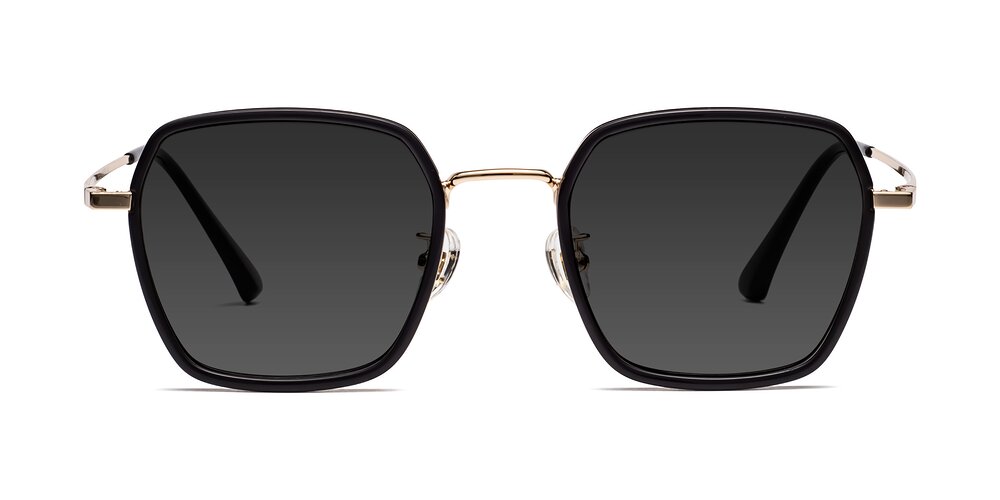 Kelly - Black/Gold Tinted Sunglasses
