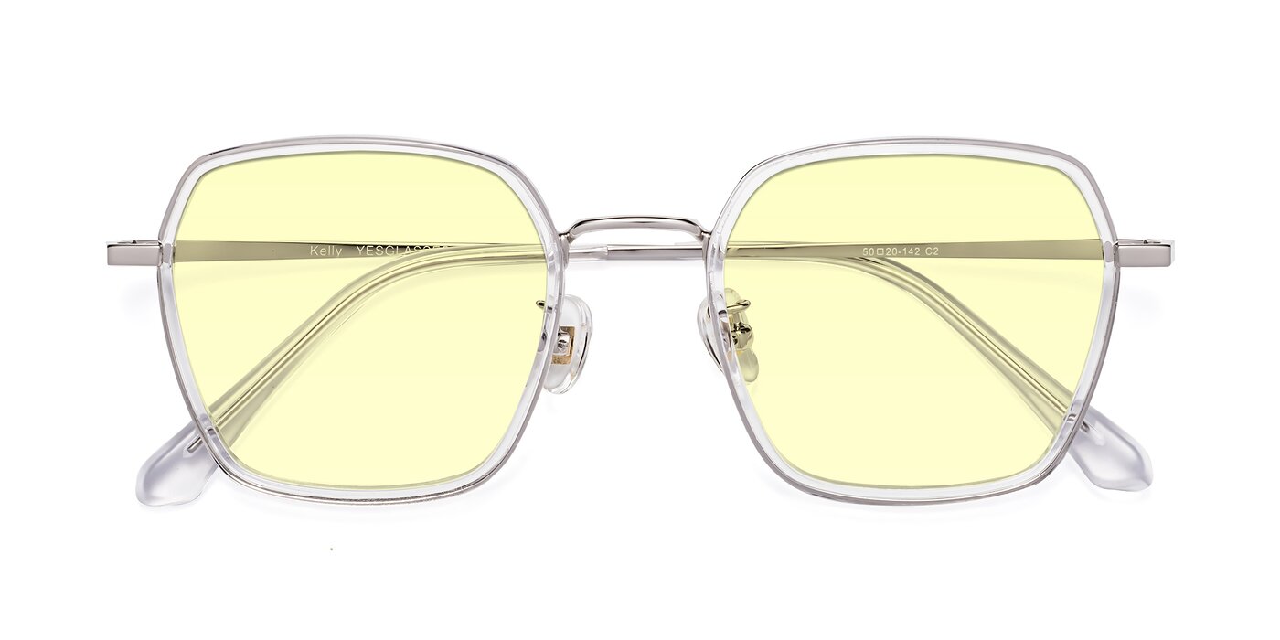 Kelly - Clear / Silver Tinted Sunglasses