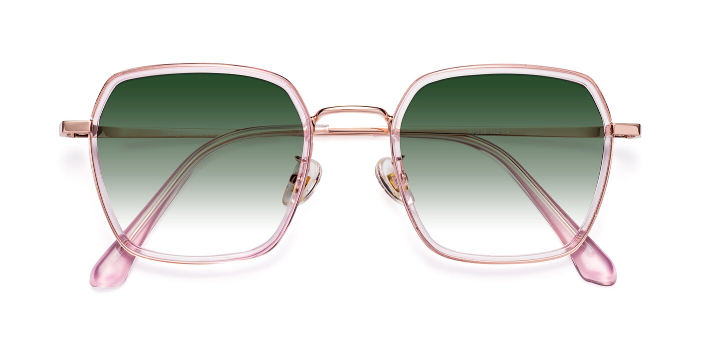 Kelly - Pink/Rose Gold Gradient Sunglasses