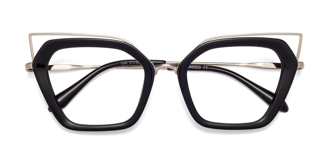 Delmonte - Black Reading Glasses