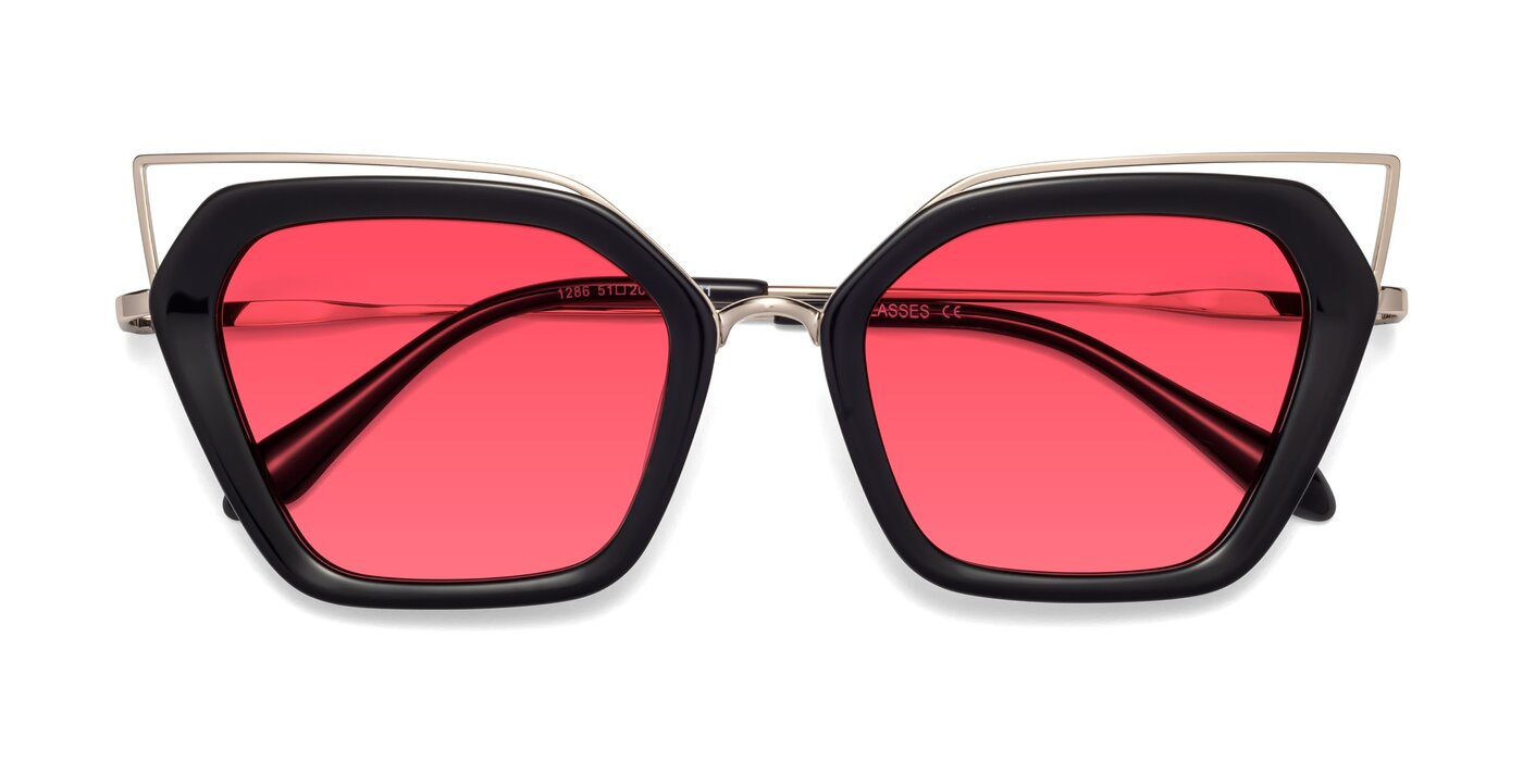 Delmonte - Black Tinted Sunglasses