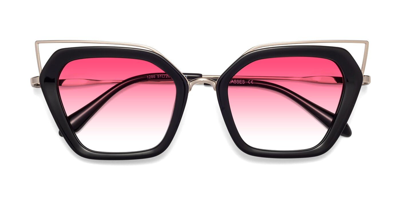 Delmonte - Black Gradient Sunglasses