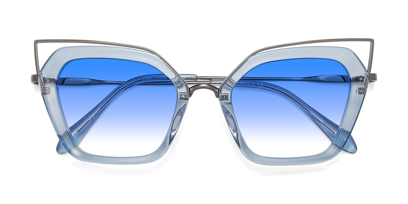 Delmonte - Light Blue Gradient Sunglasses