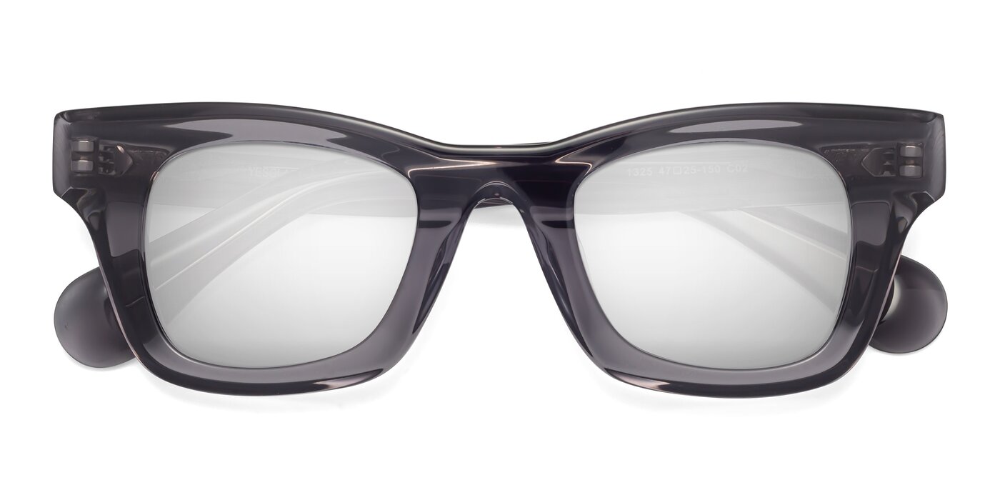 Route - Gray Flash Mirrored Sunglasses