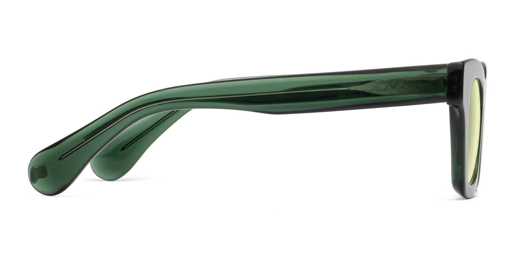 Side of Route in Jade Green with Light Yellow Tinted Lenses