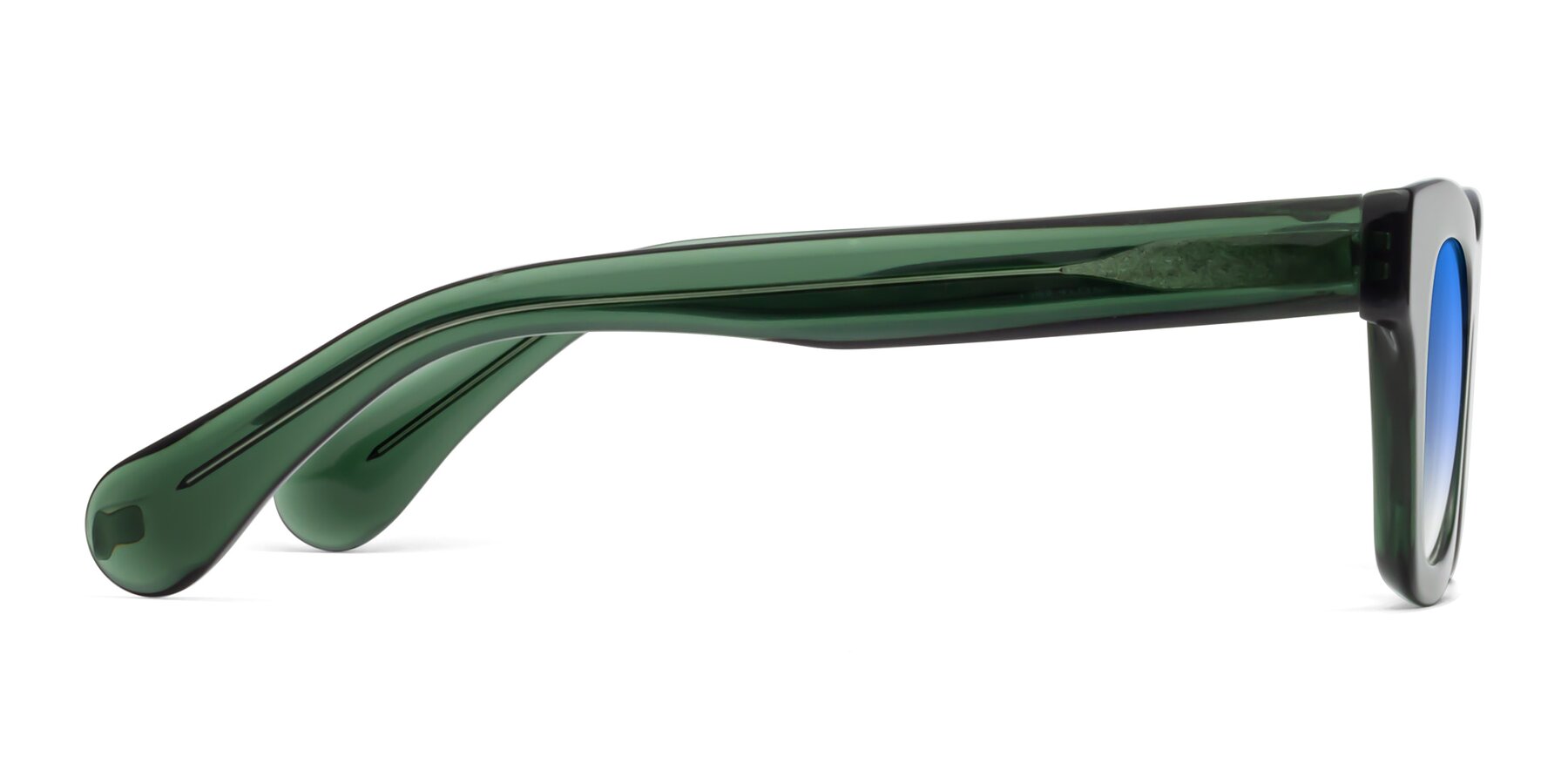 Side of Route in Jade Green with Blue Gradient Lenses