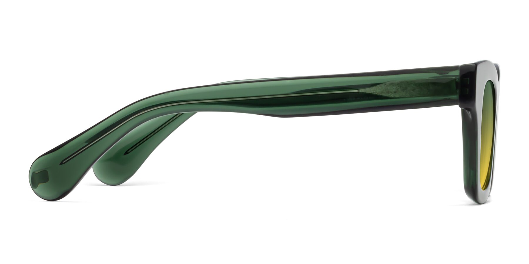 Side of Route in Jade Green with Green / Yellow Gradient Lenses