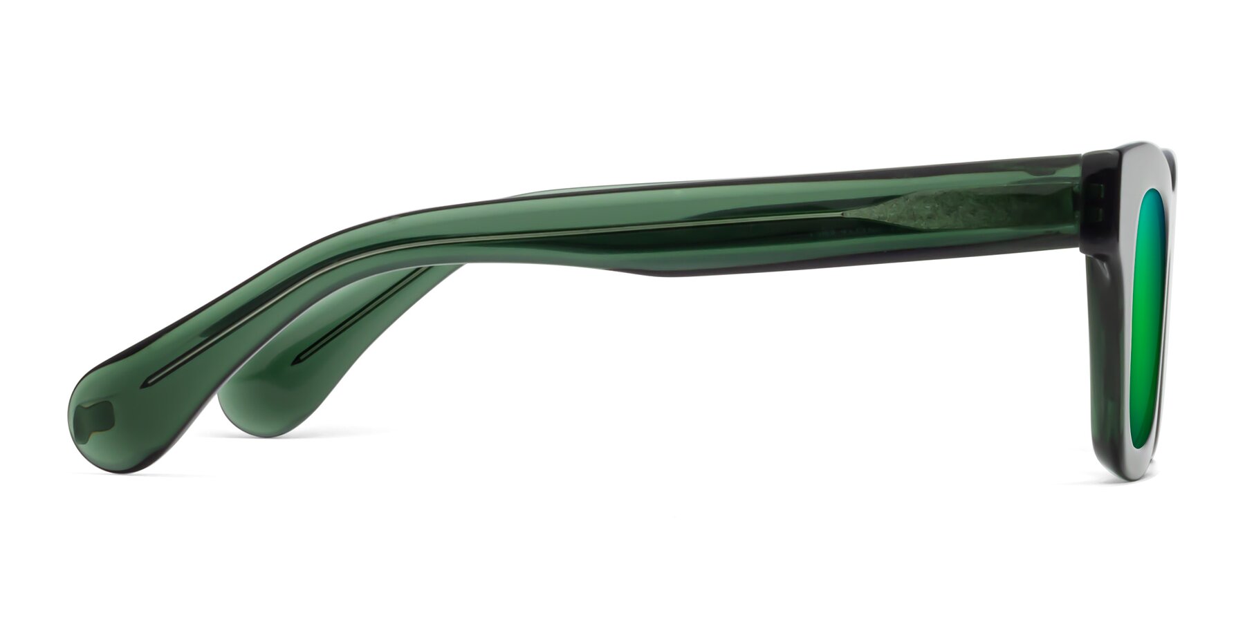 Side of Route in Jade Green with Green Mirrored Lenses