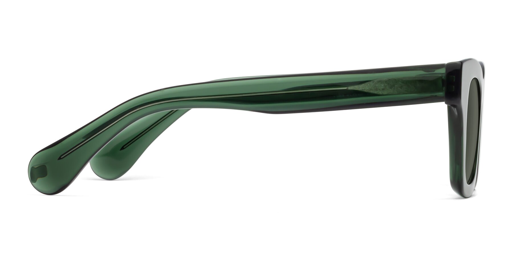 Side of Route in Jade Green with Gray Polarized Lenses