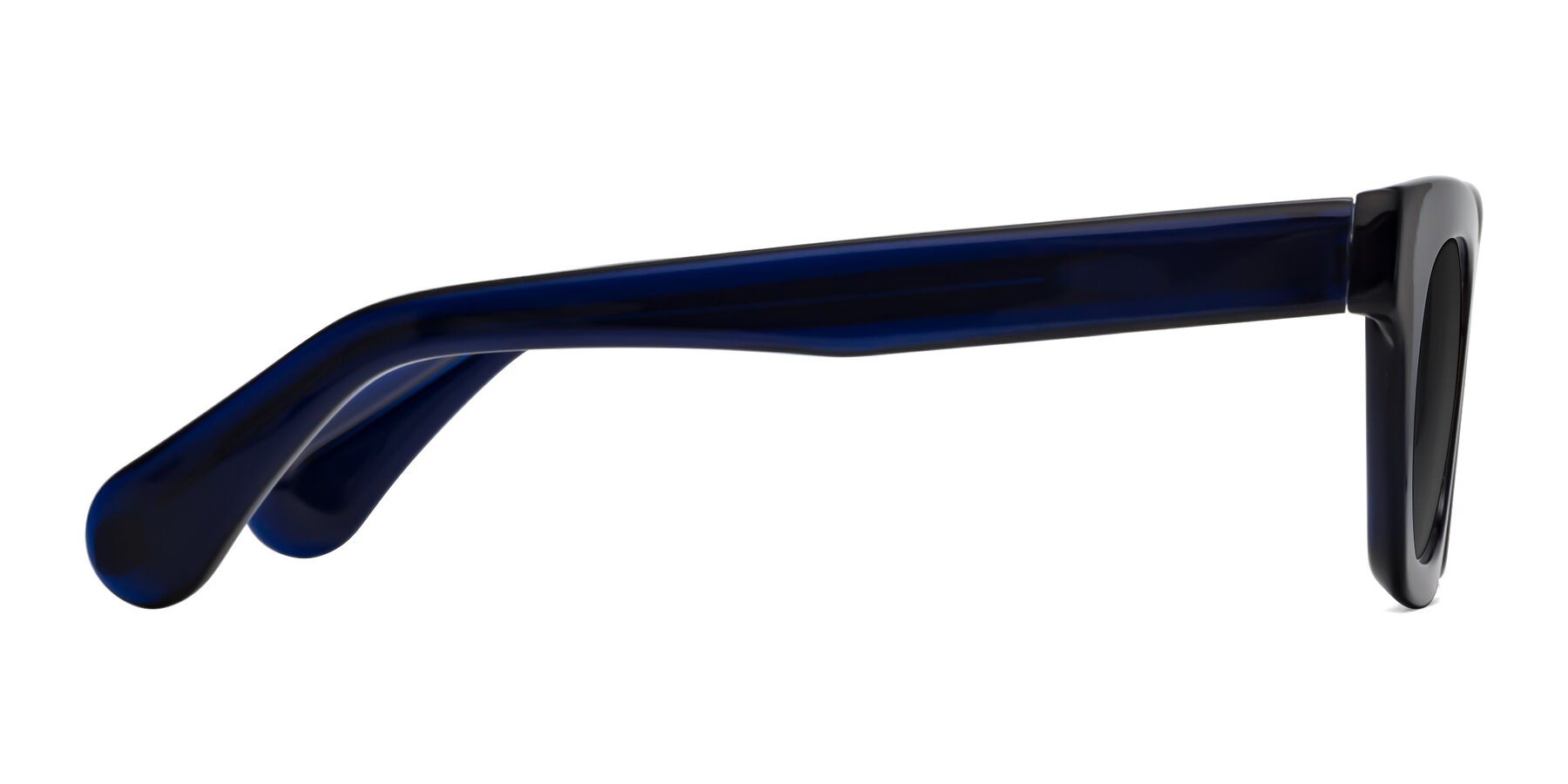 Side of Route in Dark Navy with Gray Tinted Lenses