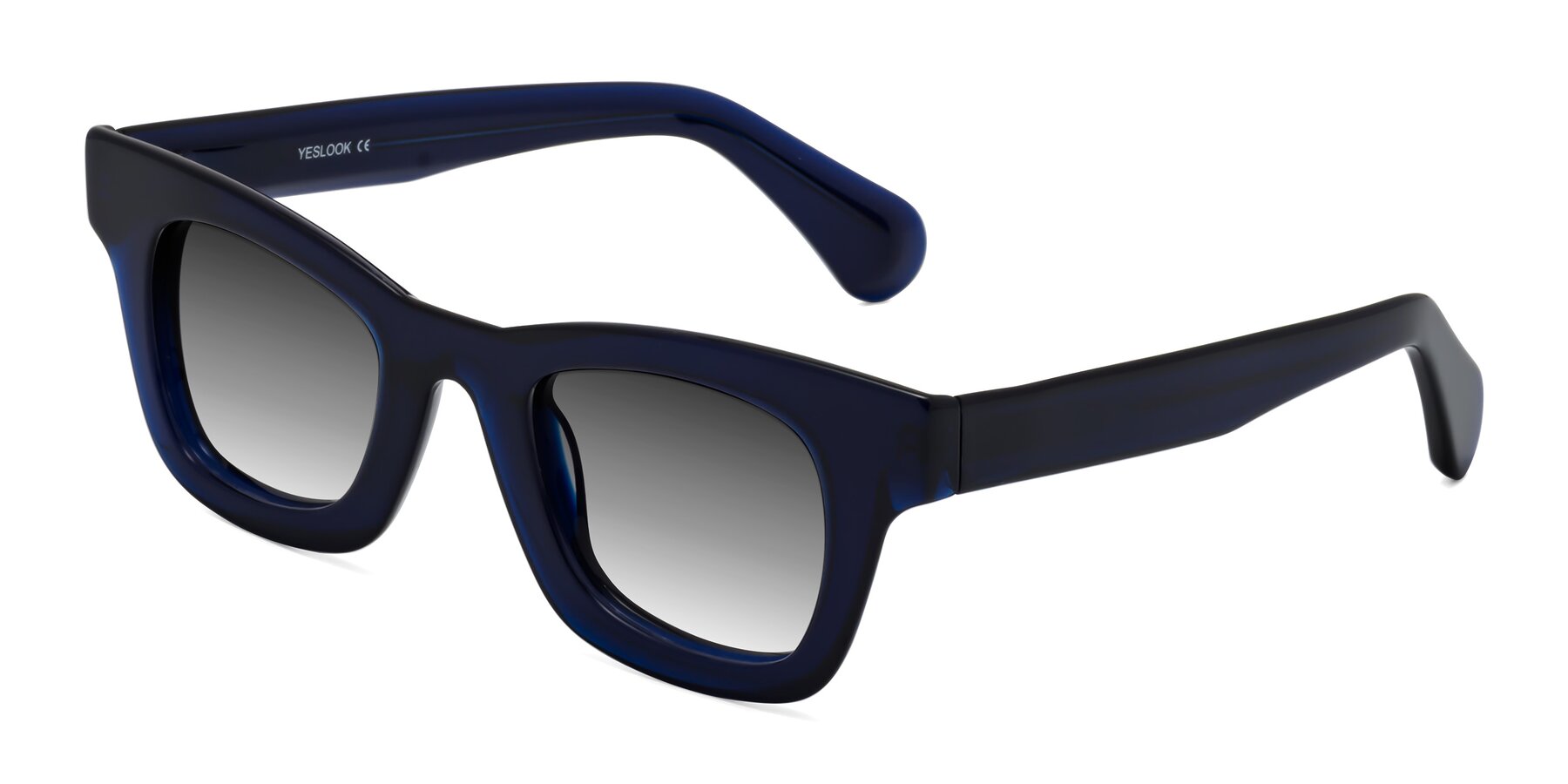 Angle of Route in Dark Navy with Gray Gradient Lenses
