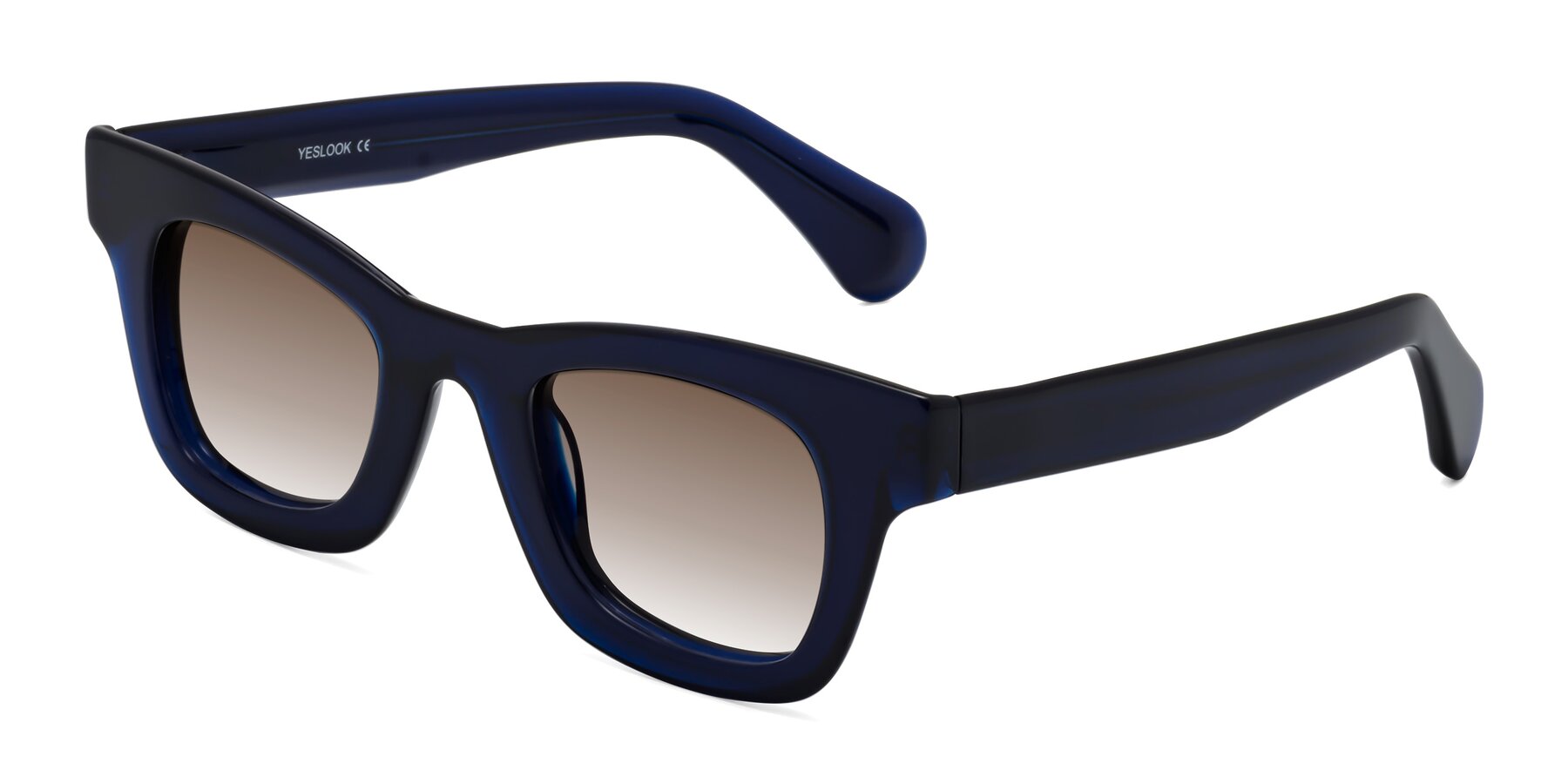 Angle of Route in Dark Navy with Brown Gradient Lenses