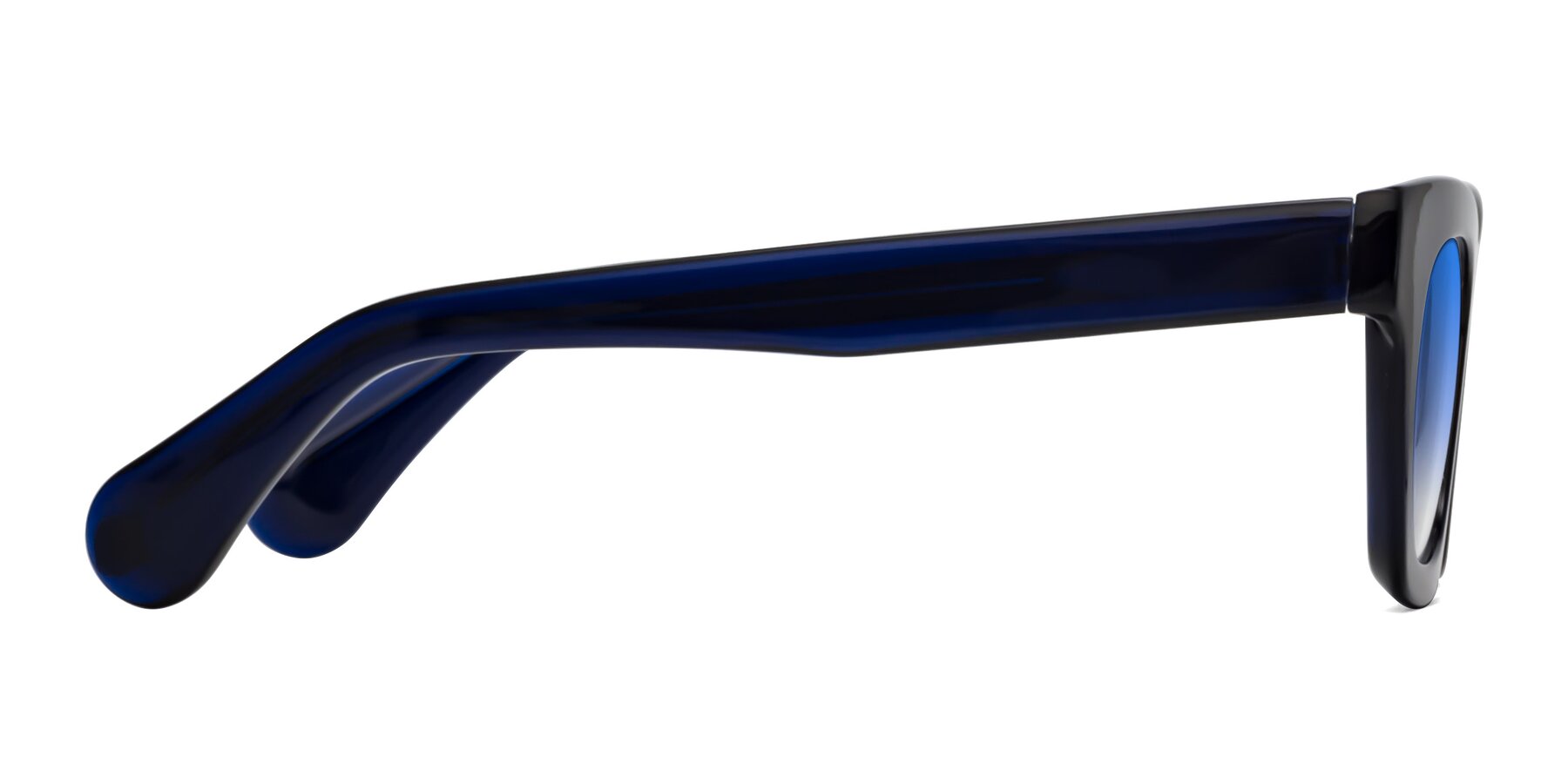 Side of Route in Dark Navy with Blue Gradient Lenses