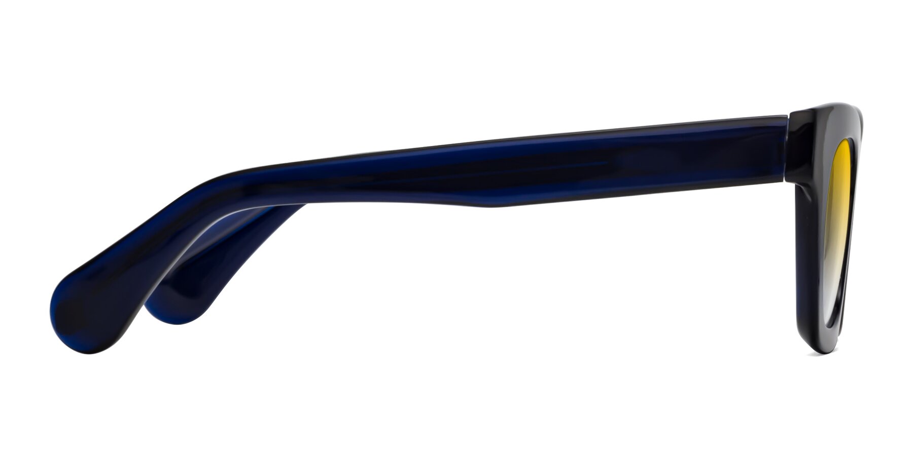 Side of Route in Dark Navy with Yellow Gradient Lenses