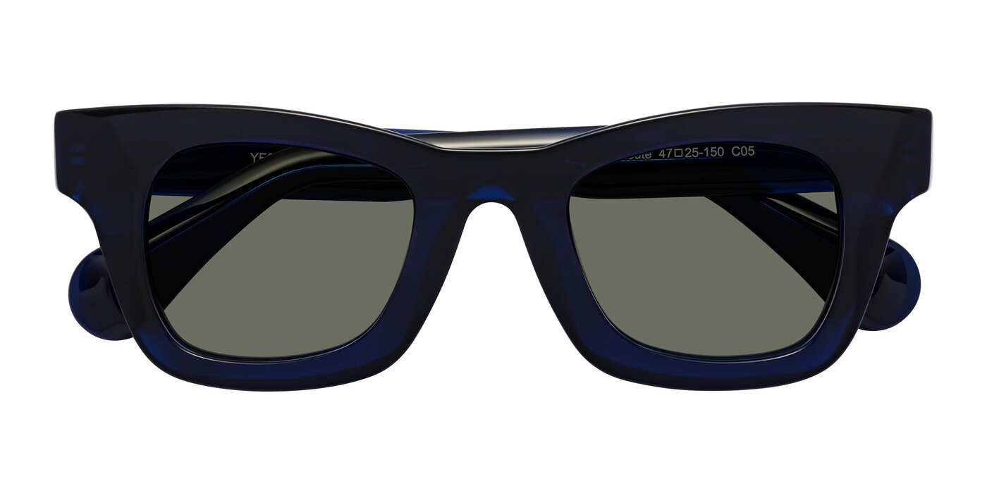 Route - Dark Navy Polarized Sunglasses