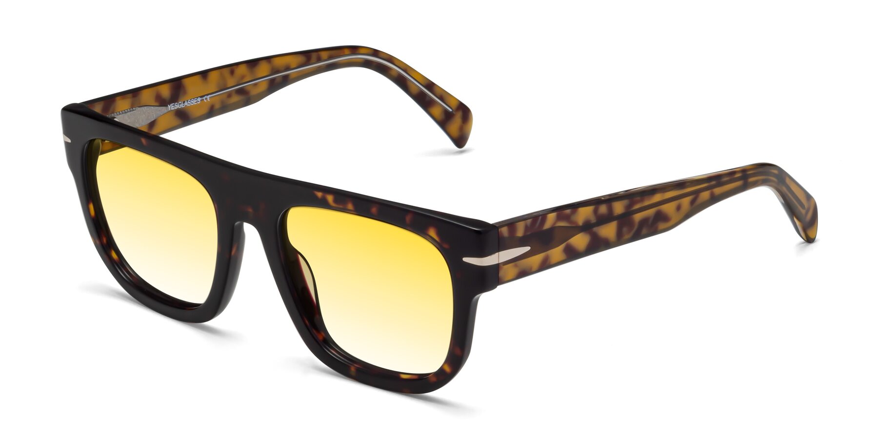 Angle of Campbell in Tortoise with Yellow Gradient Lenses